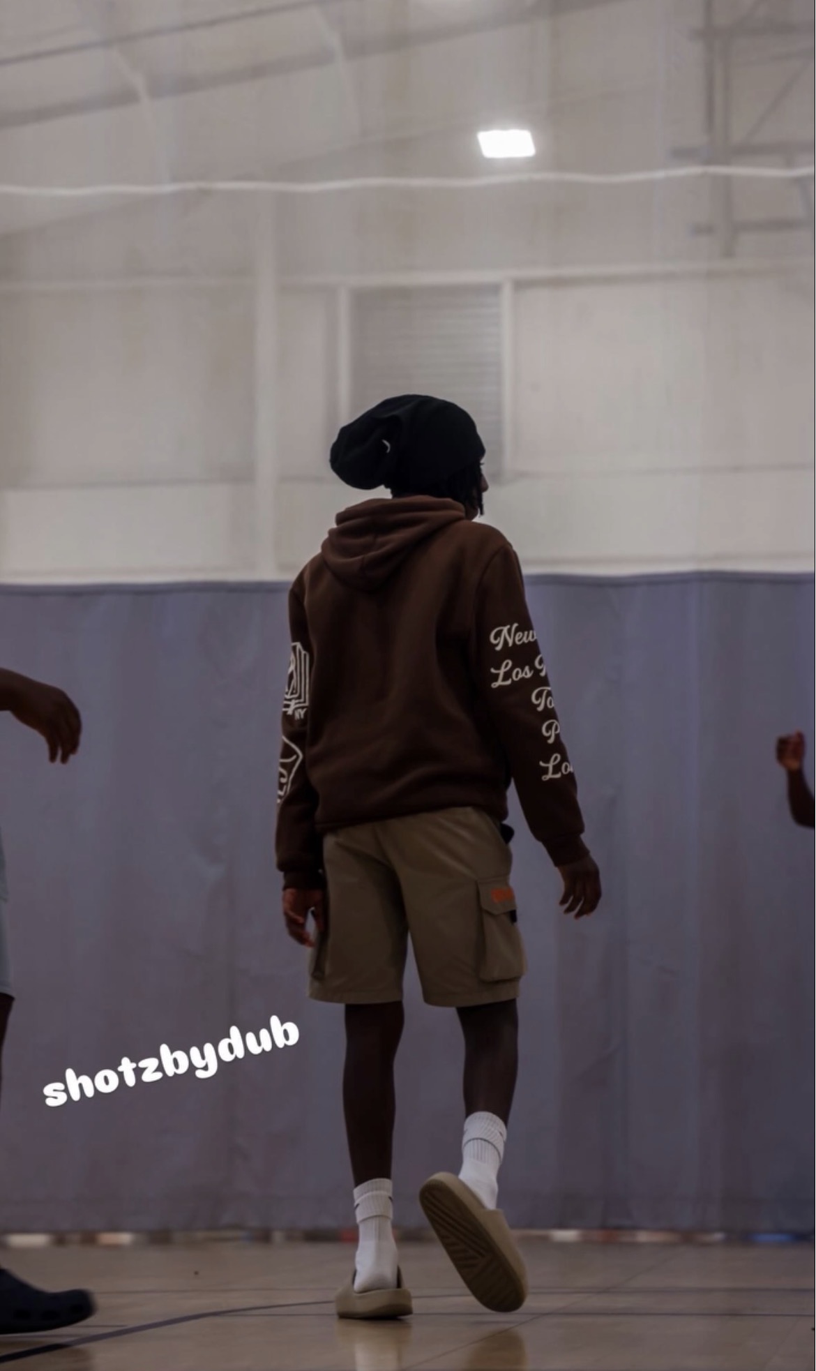 Brown hoodie