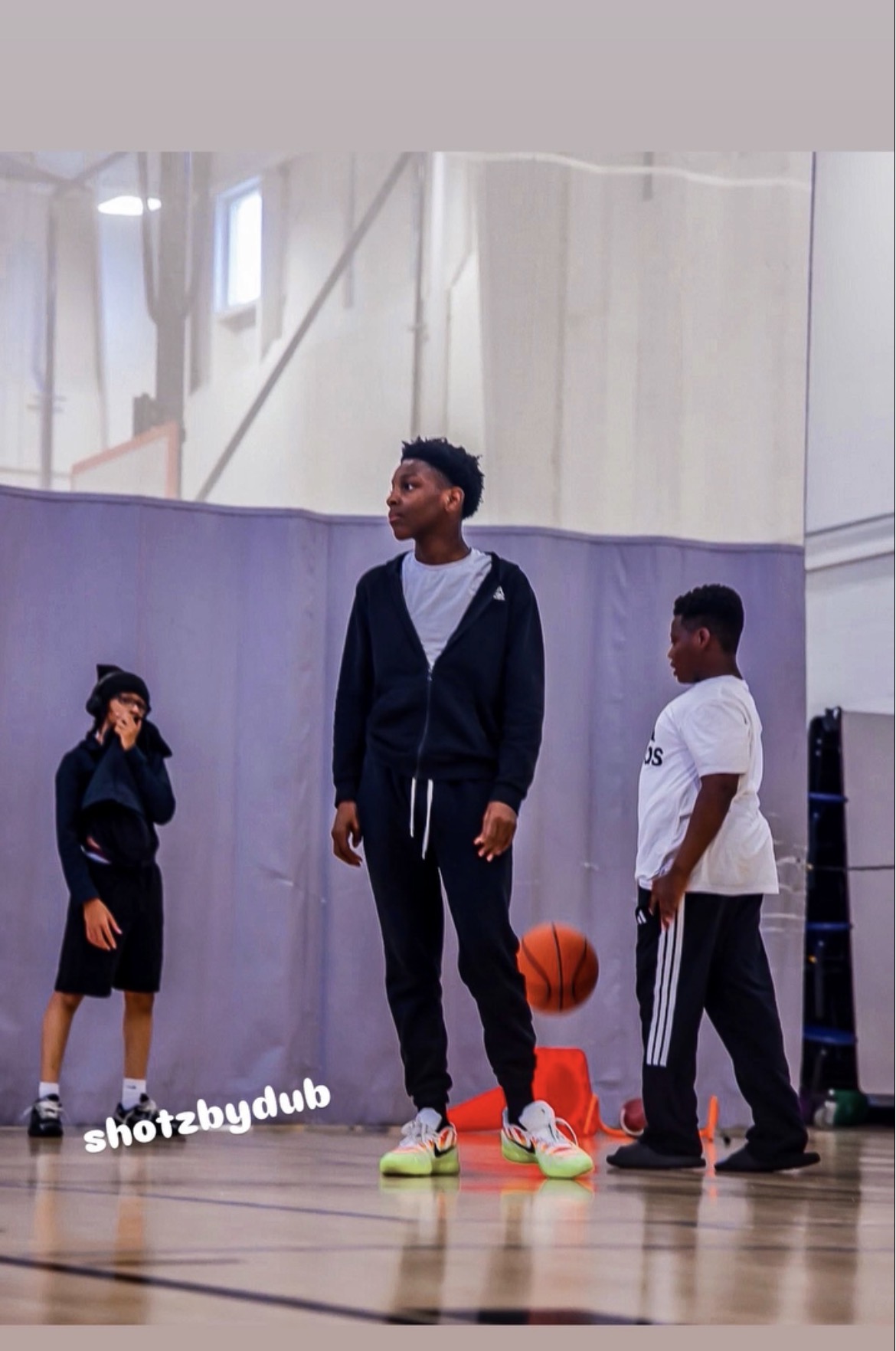 On the court