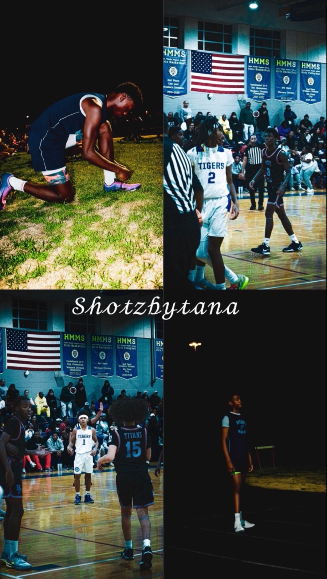 Basketball collage
